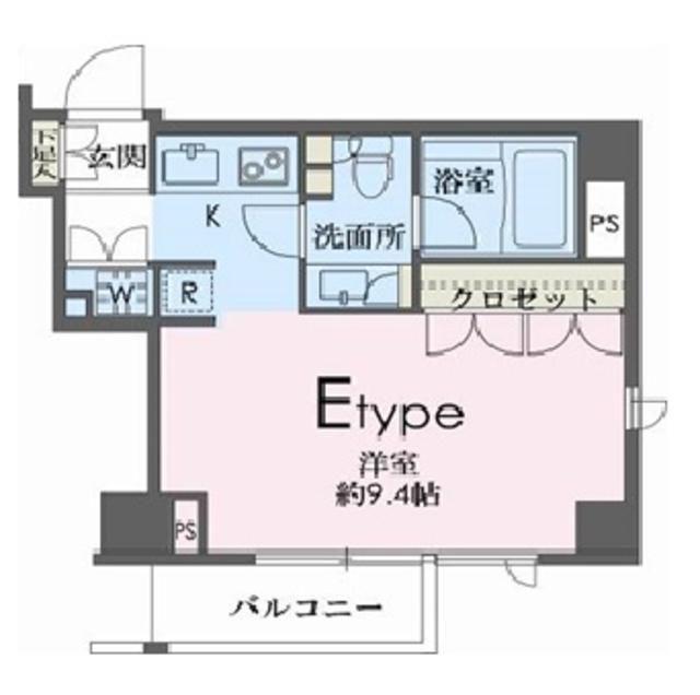 ドゥーエ南麻布(ワンルーム/2階)の間取り写真
