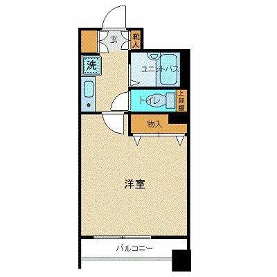 プレール月島RIVAGE(1K/7階)の間取り写真