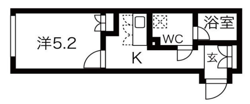 SPEC RESIDENCE TOGOSHI(1K/4階)の間取り写真