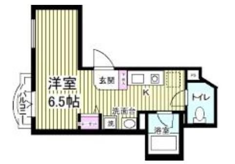 COURTYARD MINAMI-AOYAMA コートヤード南青山(ワンルーム/2階)の間取り写真