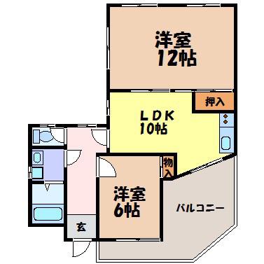 SYビル吹上(3LDK/4階)の間取り写真