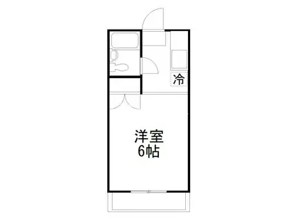 シティウインドプラザ(1K/1階)の間取り写真