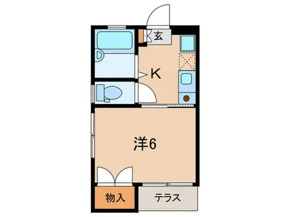 エクセレンテ アイ(1K/1階)の間取り写真