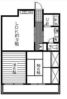 ゆとり98(2LDK/2階)の間取り写真