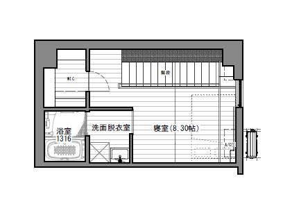 LAPORTA(1LDK/8階)の間取り写真