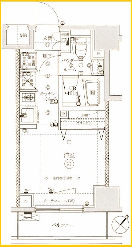 IARETH YOKOHAMA KANNAI(1K/6階)の間取り写真