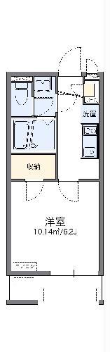 レオネクストソネット(1K/2階)の間取り写真