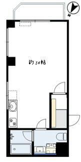 第3フォンタナ駒沢(ワンルーム/2階)の間取り写真