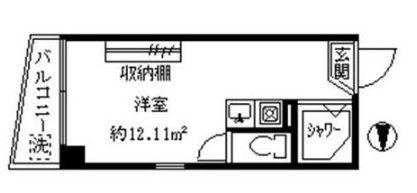 プレシャス沼袋(ワンルーム/4階)の間取り写真