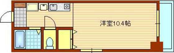大手町 森野ビル(1K/6階)の間取り写真