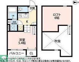 グランドレジデンス東照宮(1K/1階)の間取り写真