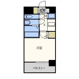 プロシード大阪NB3(1K/7階)の間取り写真