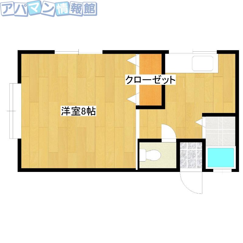 ラーバンハウス ナカハラ(1K/2階)の間取り写真