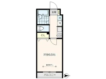 練馬Yビレッジ(1K/1階)の間取り写真