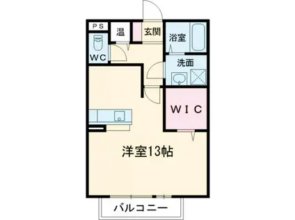 プランドール今在家(1K/2階)の間取り写真