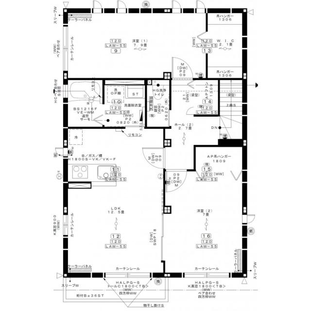 CASA KUBOTA(2LDK/2階)の間取り写真