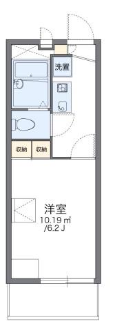 レオパレスAVANCER(1K/1階)の間取り写真