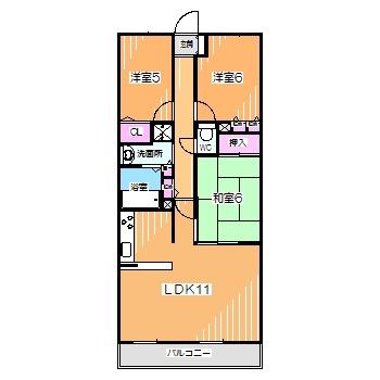 ソルプラーサ堺(3LDK/12階)の間取り写真