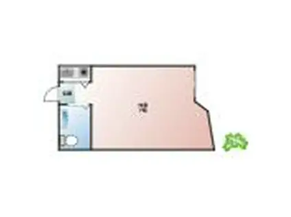 ダイドーメゾン三宮東(ワンルーム/1階)の間取り写真