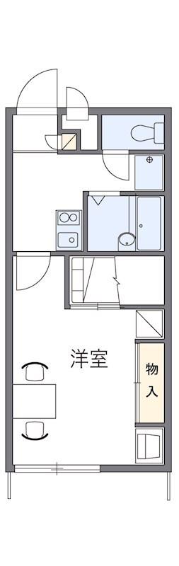 レオパレスアヴニール(1K/2階)の間取り写真