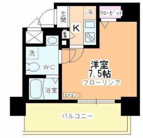 アルファコート西川口19(1K/11階)の間取り写真