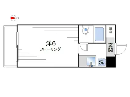 ドース北新宿(ワンルーム/3階)の間取り写真