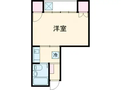 ロゼッタ南大門(1K/4階)の間取り写真