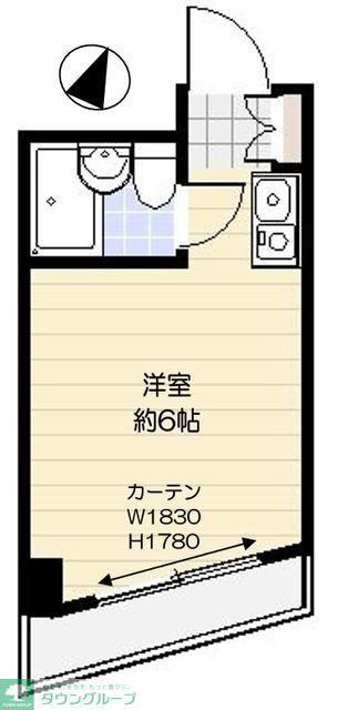 エトワール目白台(ワンルーム/5階)の間取り写真