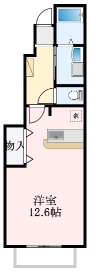 カーサ ボナーリオ(ワンルーム/1階)の間取り写真