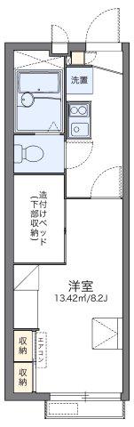 レオパレスマリンハイツ(1K/2階)の間取り写真