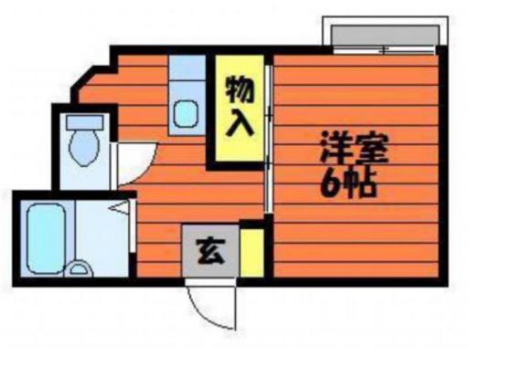 プレアール清心(1K/3階)の間取り写真