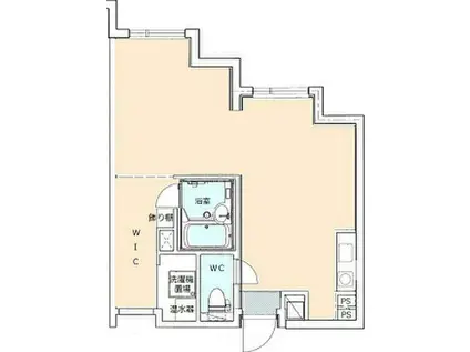 ラ・トゥール(1LDK/8階)の間取り写真