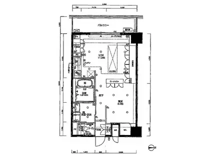 ロイヤルオーク栄セントラルプラザ(1LDK/5階)の間取り写真
