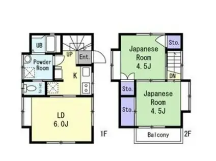 MORIKI RENT HOUSE(3K/1階)の間取り写真