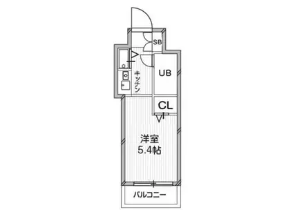 ファザード西荻(1K/4階)の間取り写真