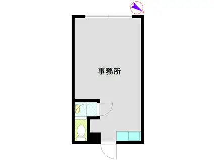 ファストマンション(ワンルーム/1階)の間取り写真