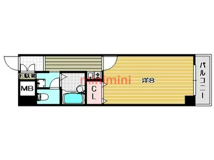 ETOILE 5(1K/3階)の間取り写真