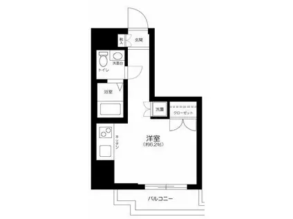 セントパレス池袋(ワンルーム/8階)の間取り写真