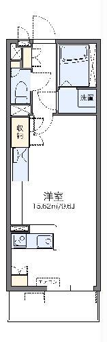 レオネクスト森(ワンルーム/2階)の間取り写真