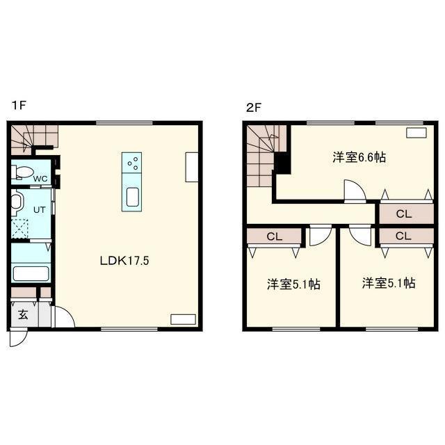 D-HOUSE N20(3LDK/1階)の間取り写真
