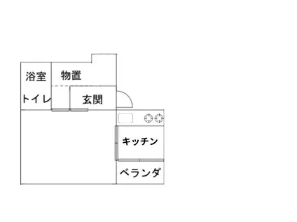 メゾンド興陽(1K/2階)の間取り写真