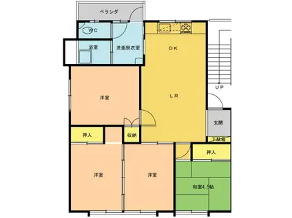 COBOLMOJI(3LDK/3階)の間取り写真