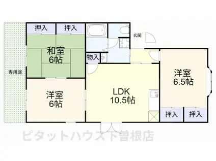 クレフォート星和台(3LDK/2階)の間取り写真