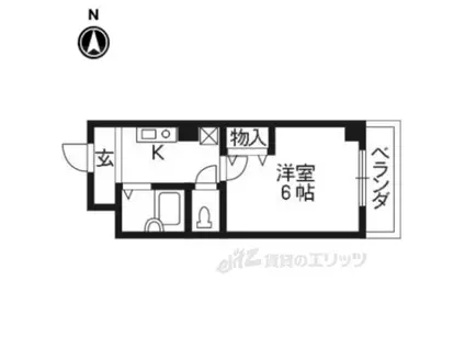 マイア松本(1K/7階)の間取り写真