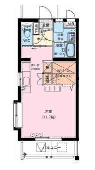 RYOMA H&D(ワンルーム/2階)の間取り写真