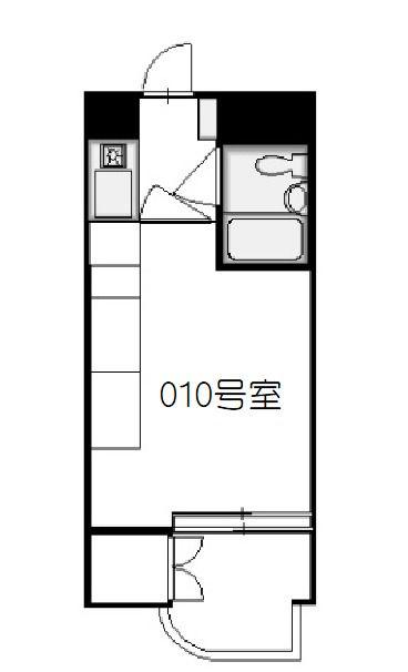 スペランザ・クニタチ(1K/B1階)の間取り写真