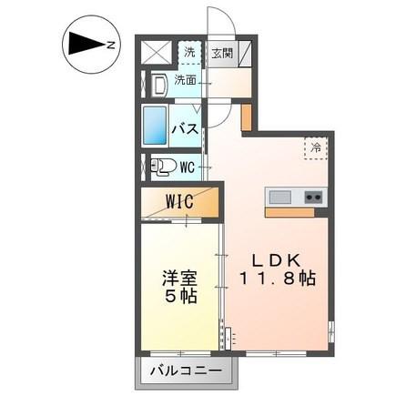 グランデエピ(1LDK/5階)の間取り写真