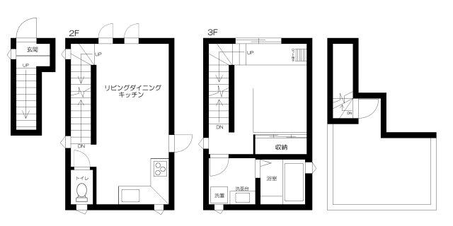 BEテラス中野富士見町(1LDK/2階)の間取り写真