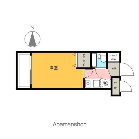 ライオンズマンション錦糸町第8(1K/5階)の間取り写真
