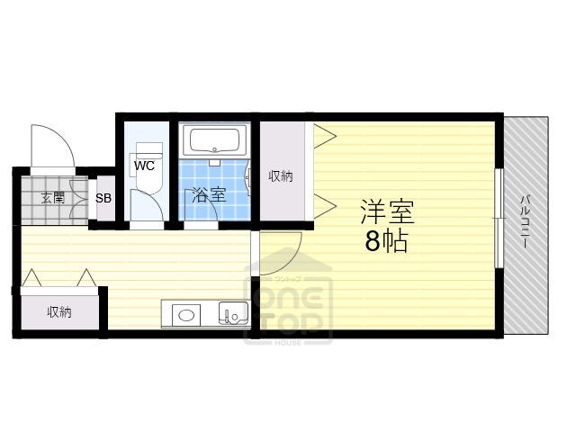メゾン光洋(1K/3階)の間取り写真